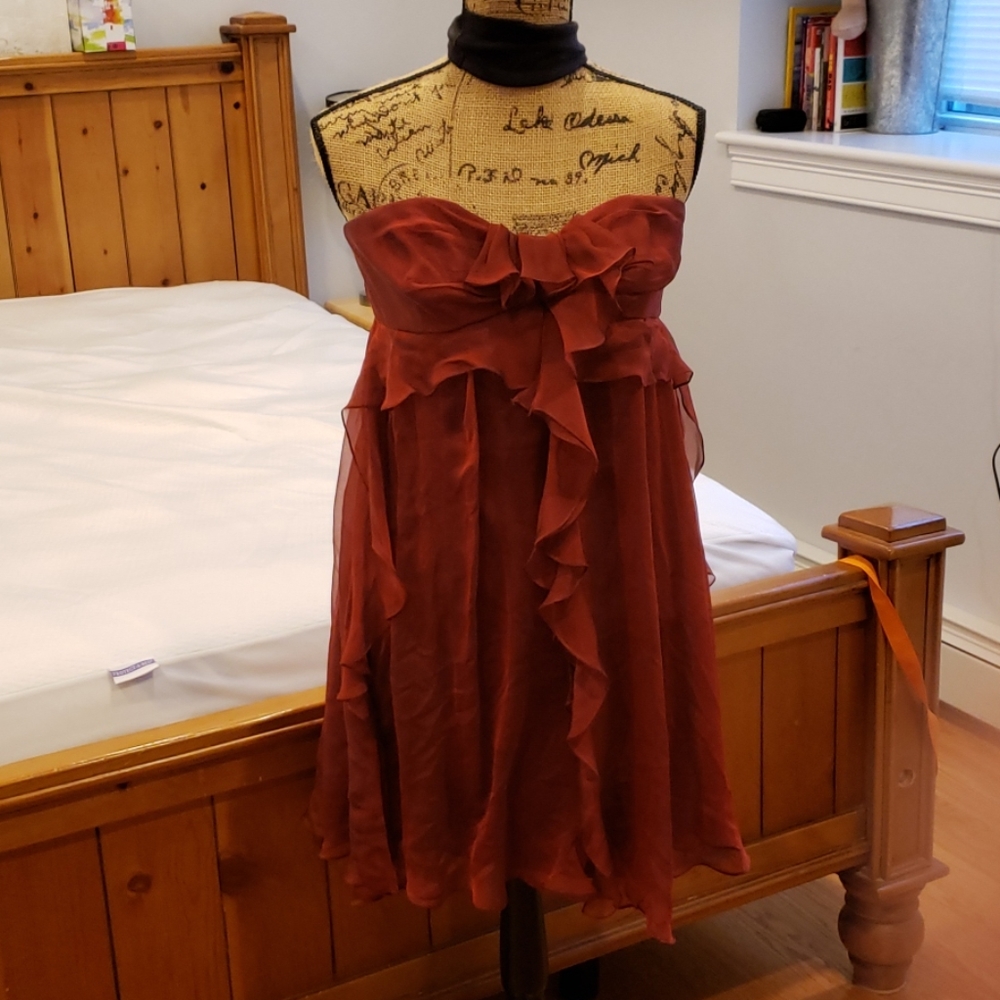 Beautiful Badgley Mischka Strapless Dress
